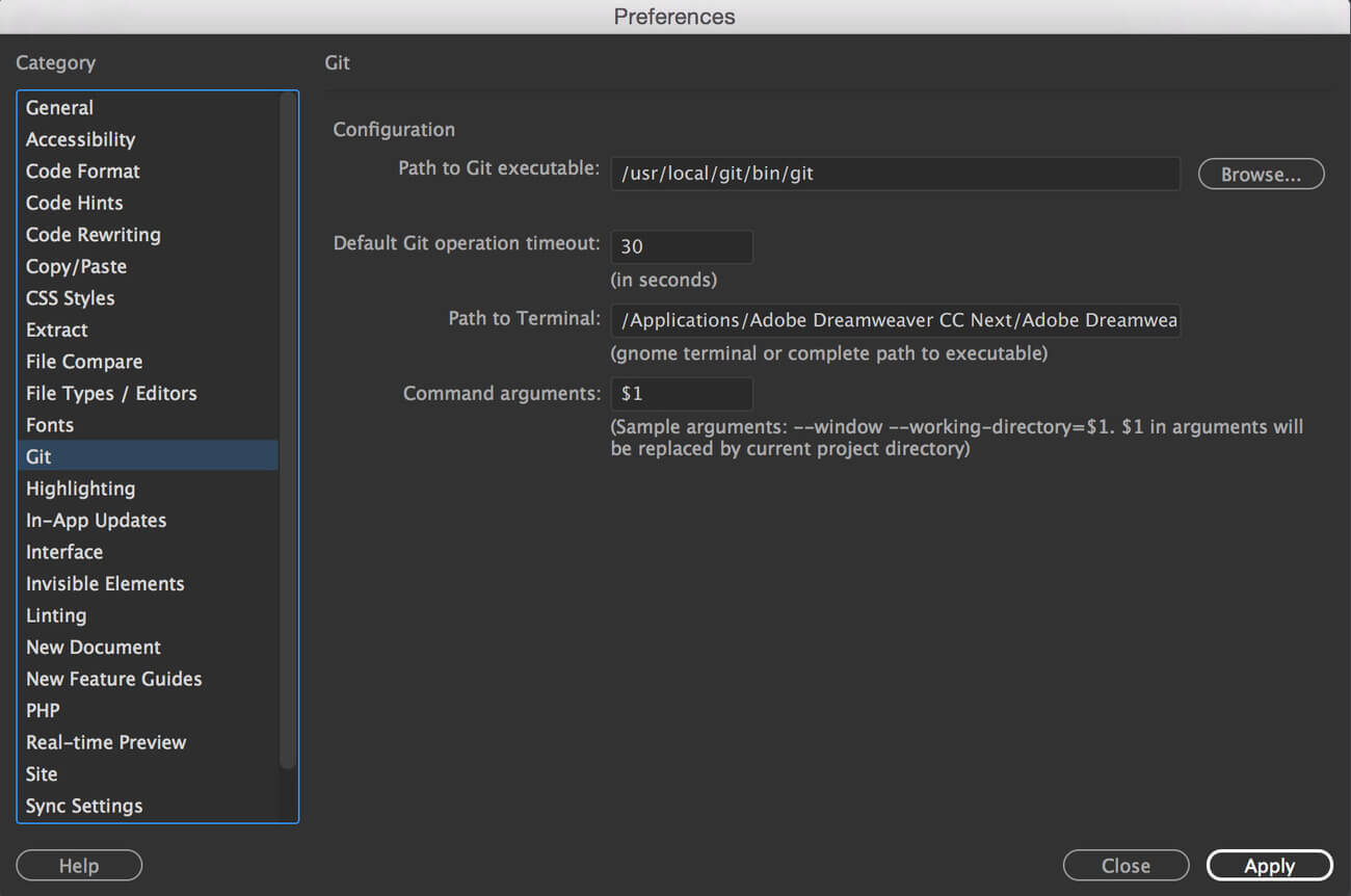 Dreamweaver 3rd part integrations GitHub