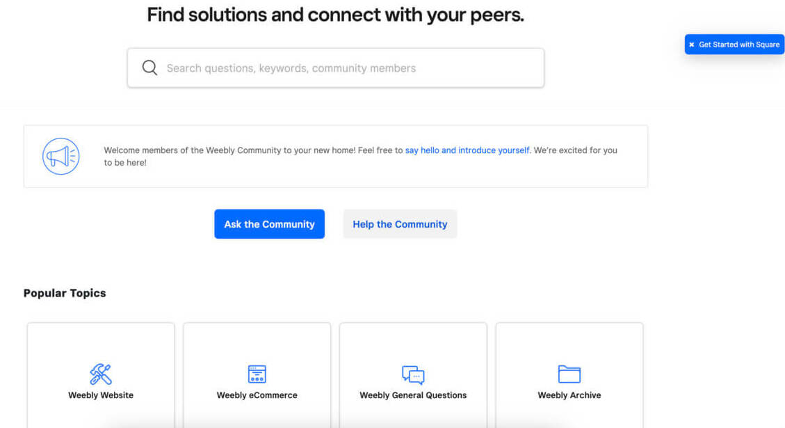 Weebly-Community