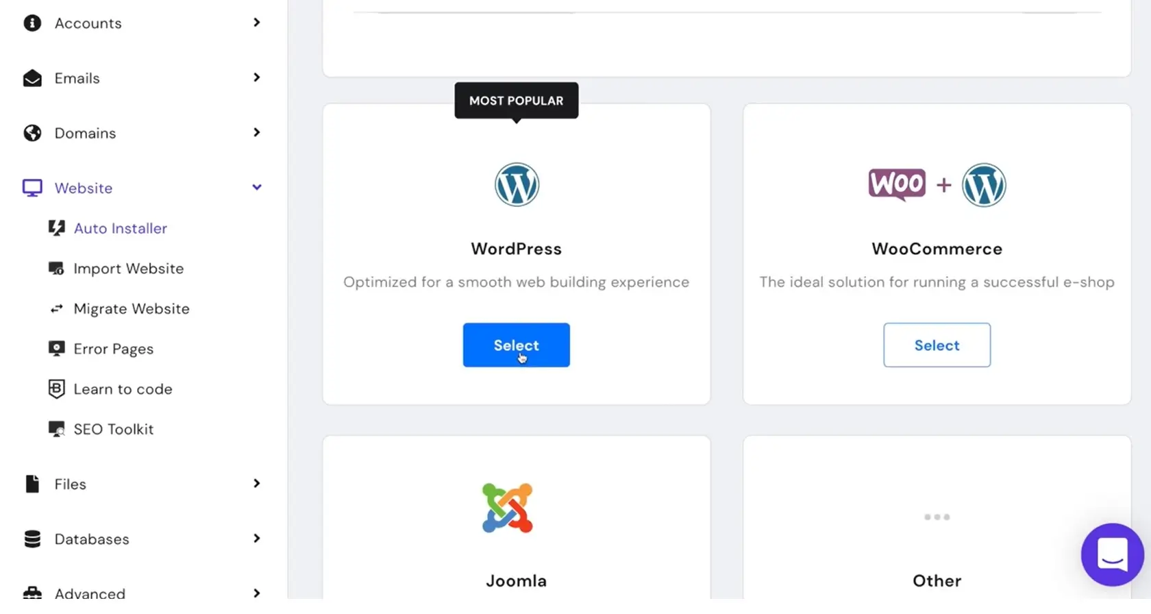 Install WordPress