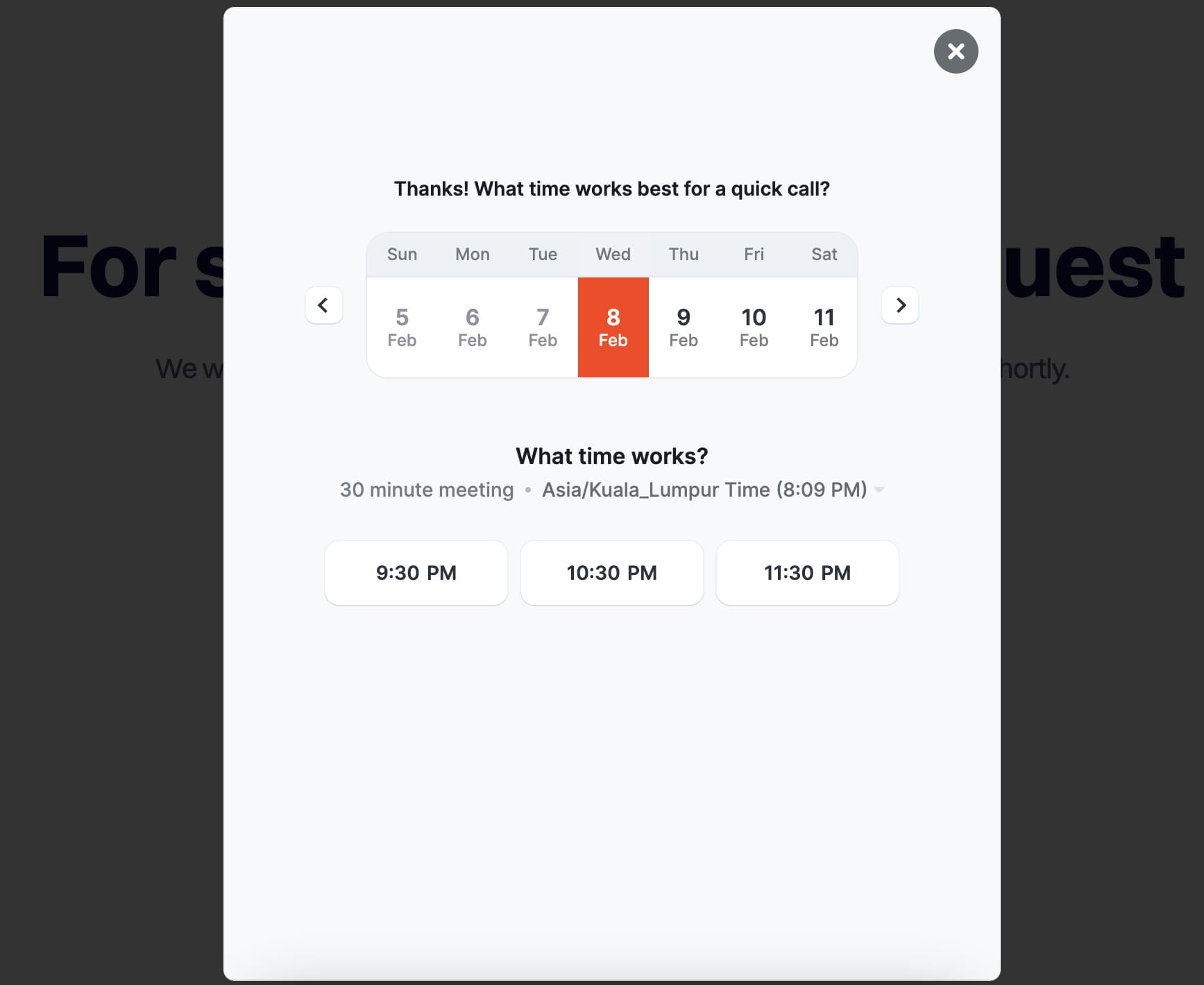 Papaya Call Scheduler