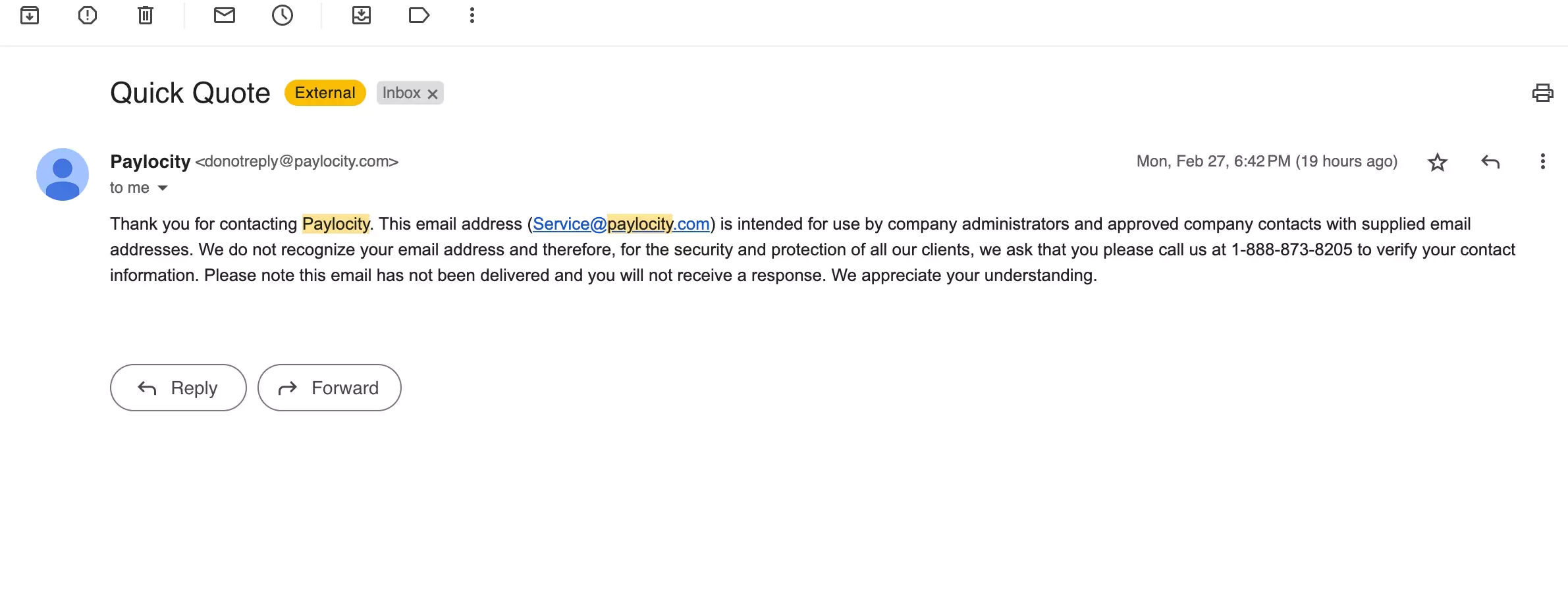 paylocity email support