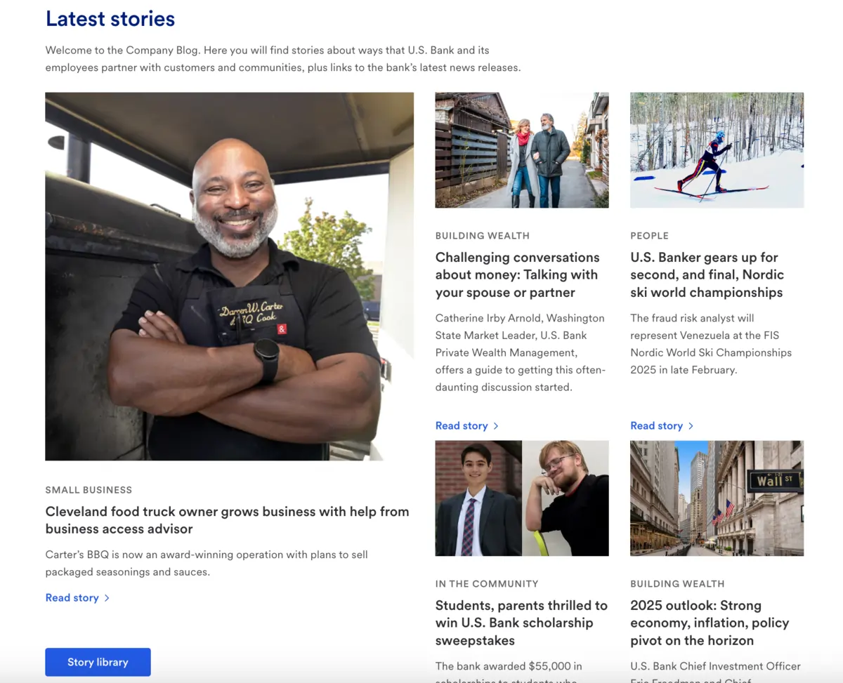 U.S. bank blog