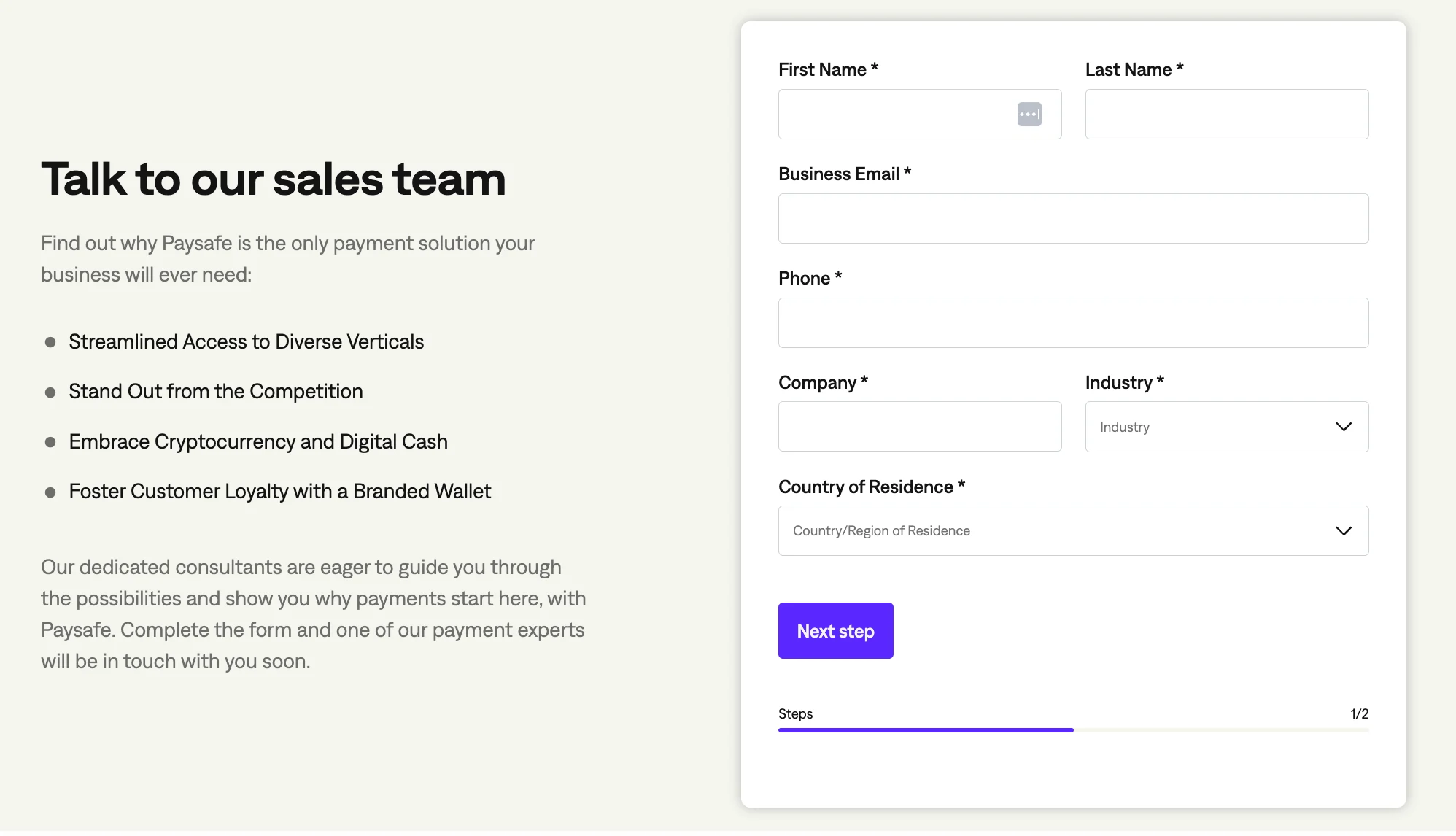Paysafe website customer support