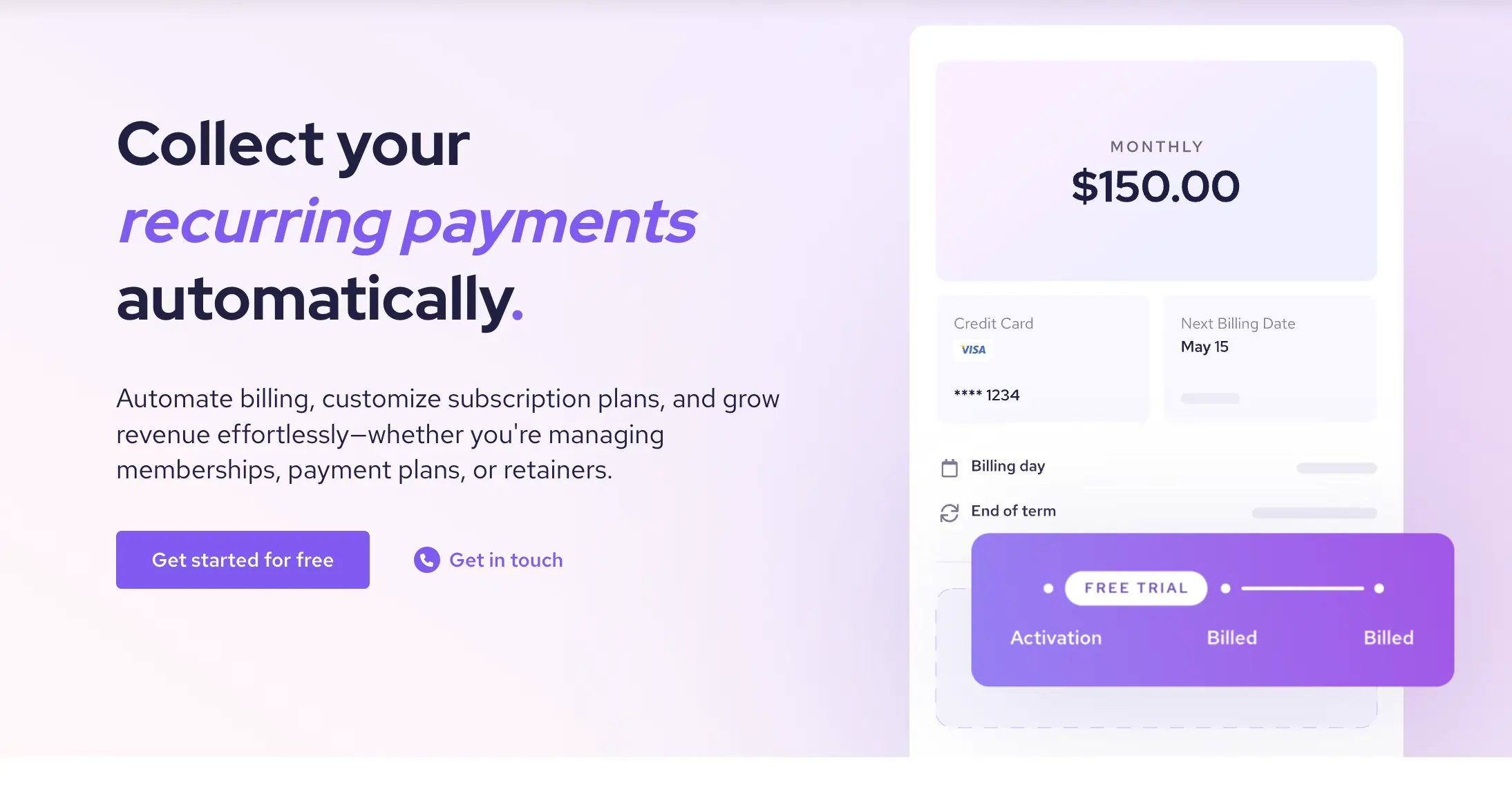Helcim subscription manager