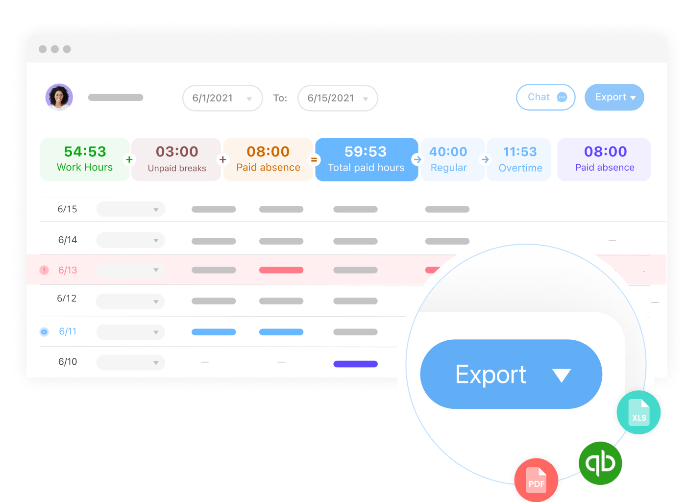 connecteam time tracking