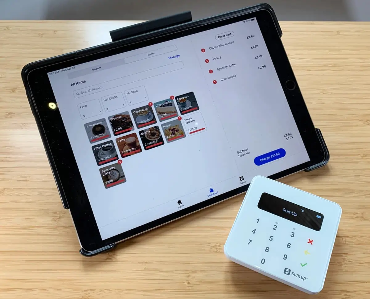 SumUp Tableside Ordering 
