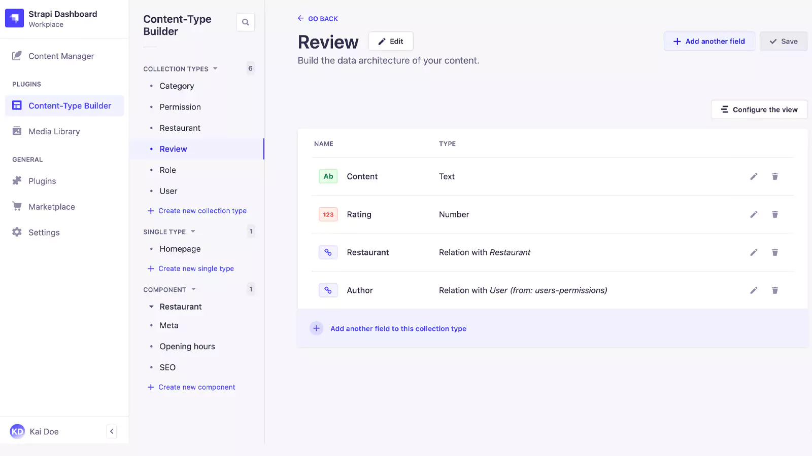 content-type-builder