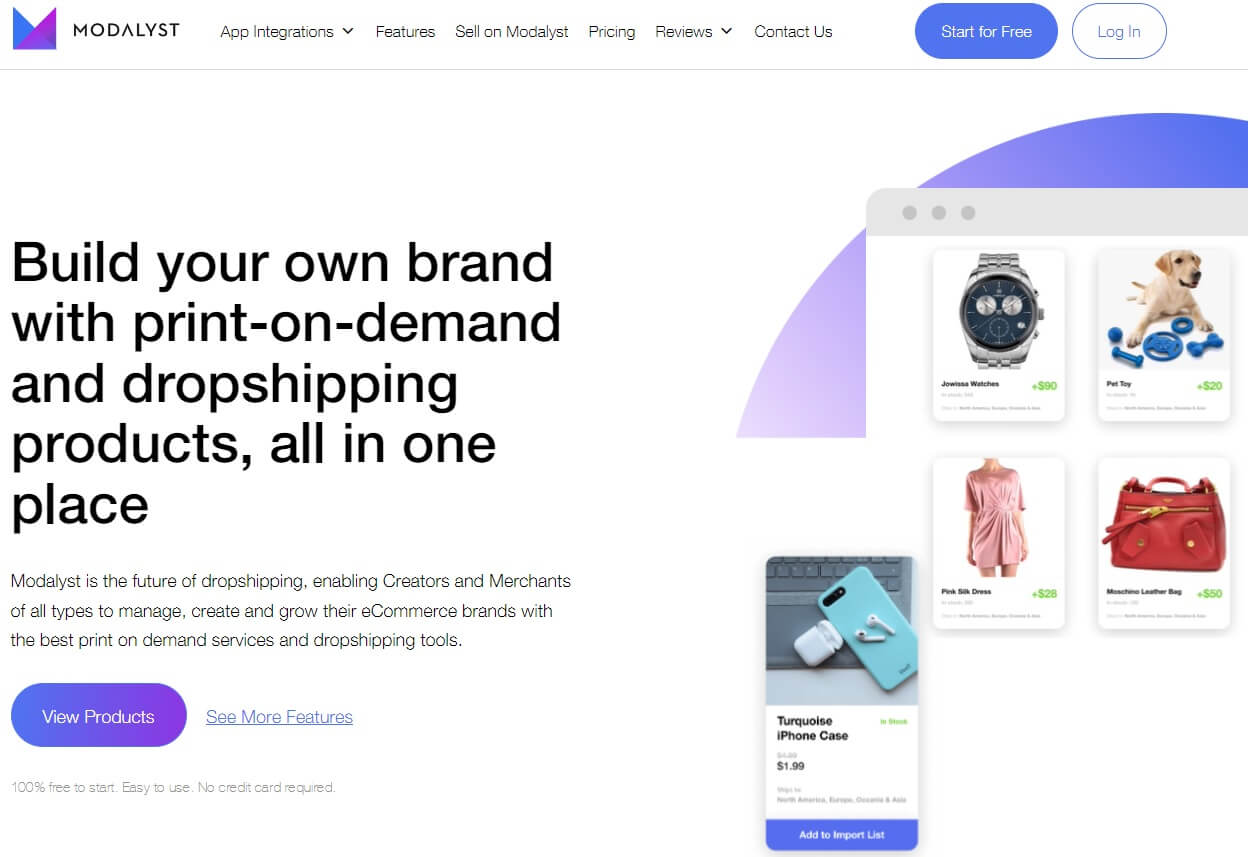 Modalyst Dropshipping Company