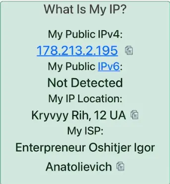 VPN test