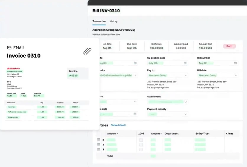 Sage - AI invoicing