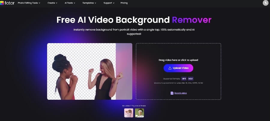 AI Video Background Remover