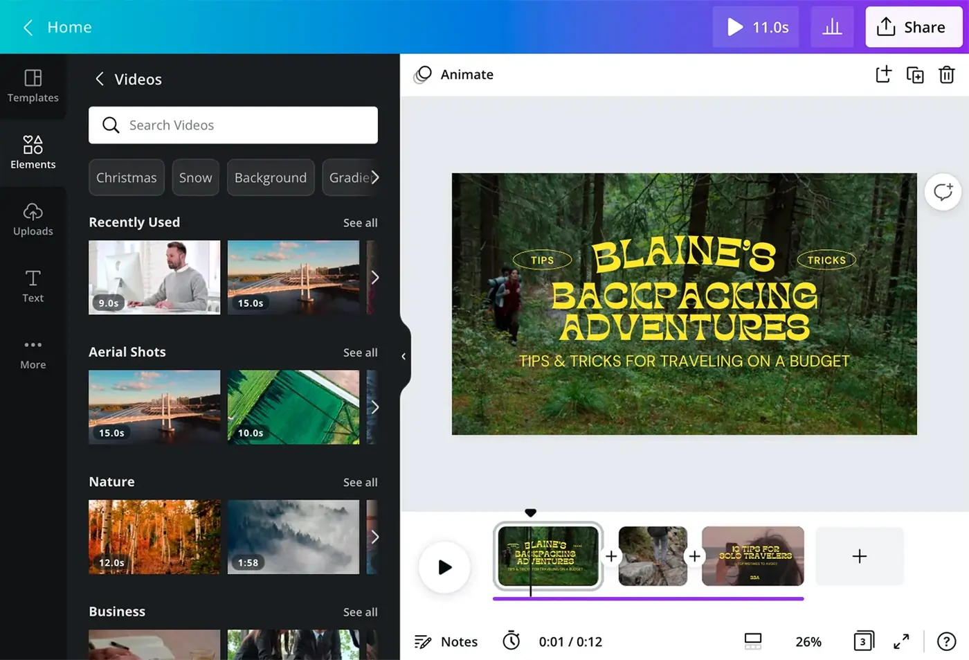 Canva Free Stock Videos 