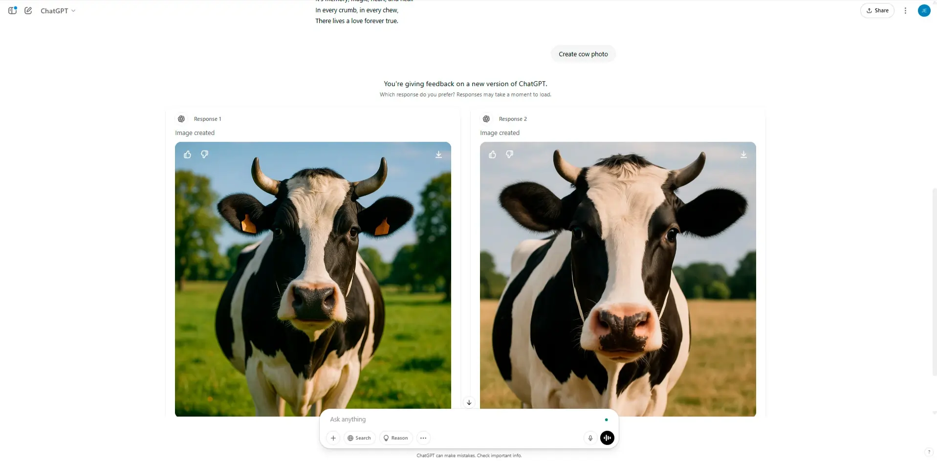 ChatGPT Image Generation Capabilities 