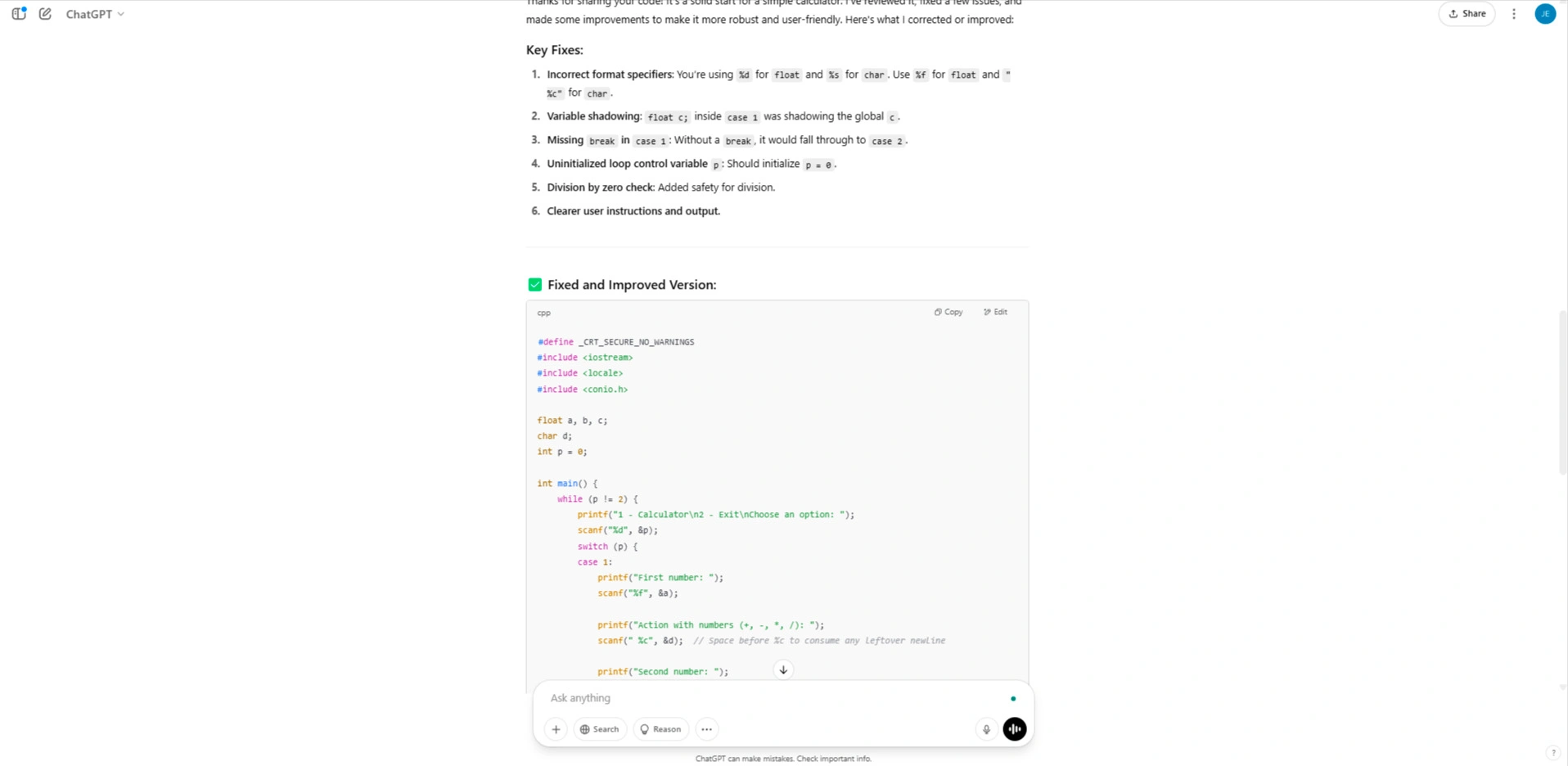 ChatGPT Code Optimization