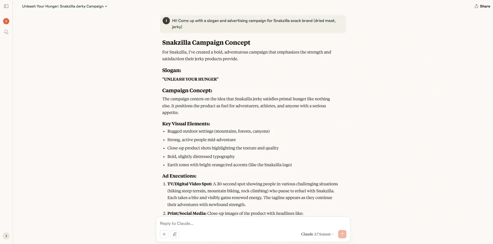 Claude AI Automated Text Creation 