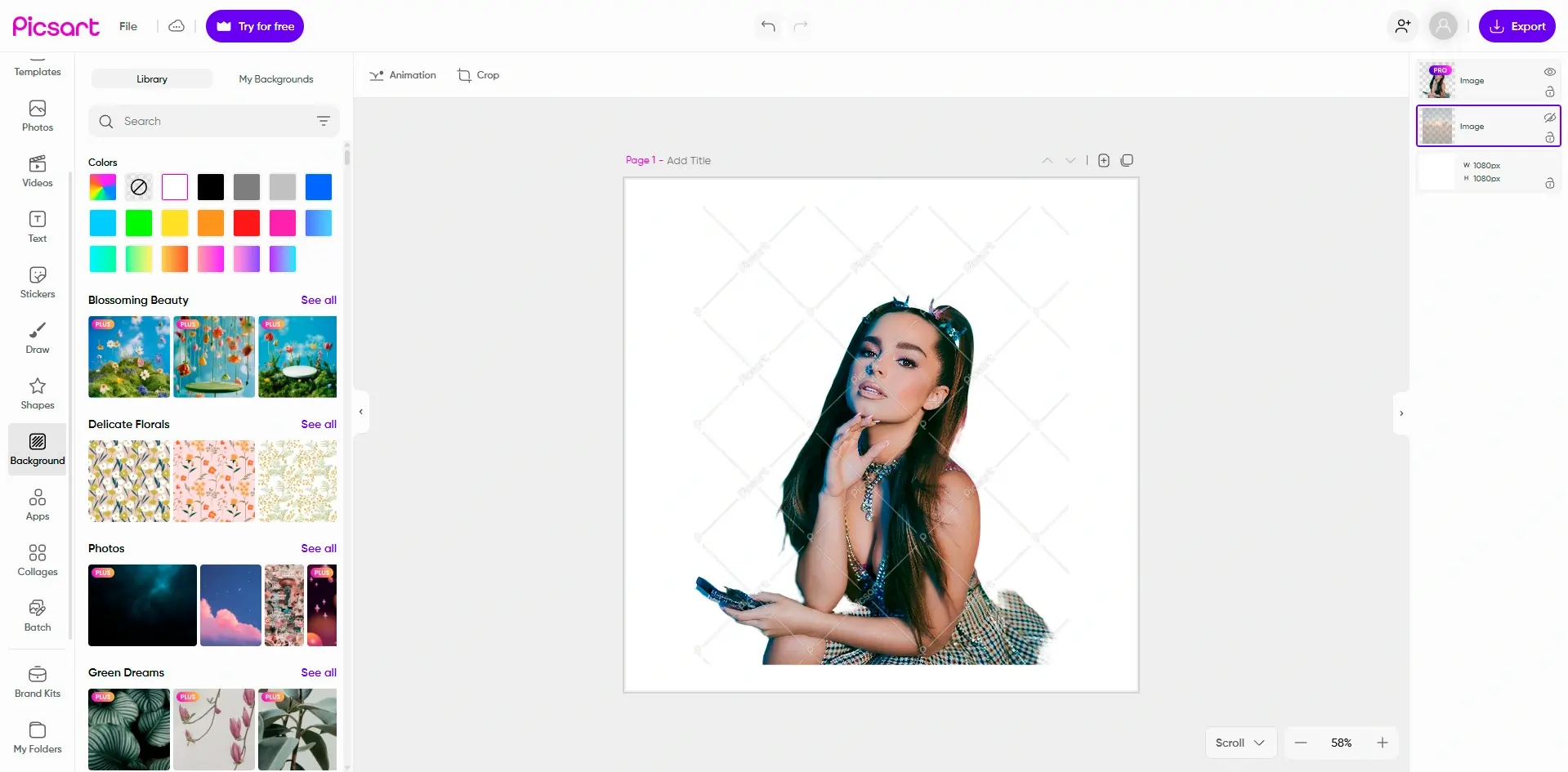 Picsart AI Background Remover