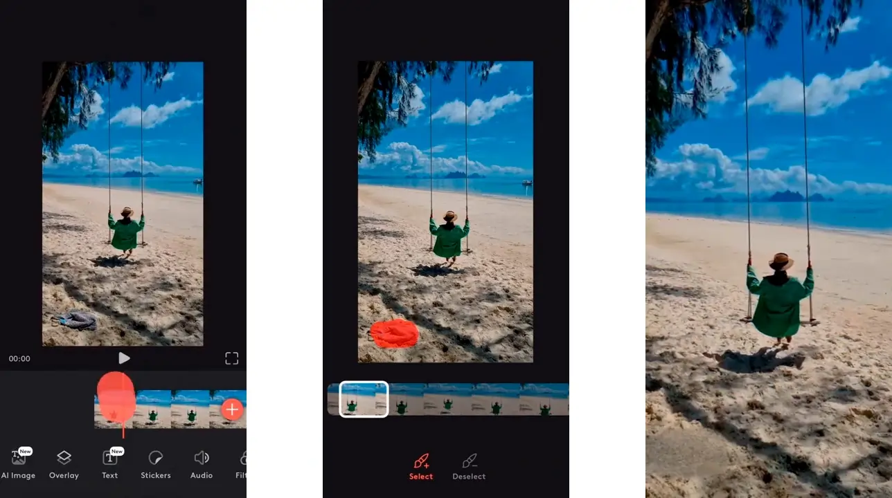 Videoleap Removing objects from video 