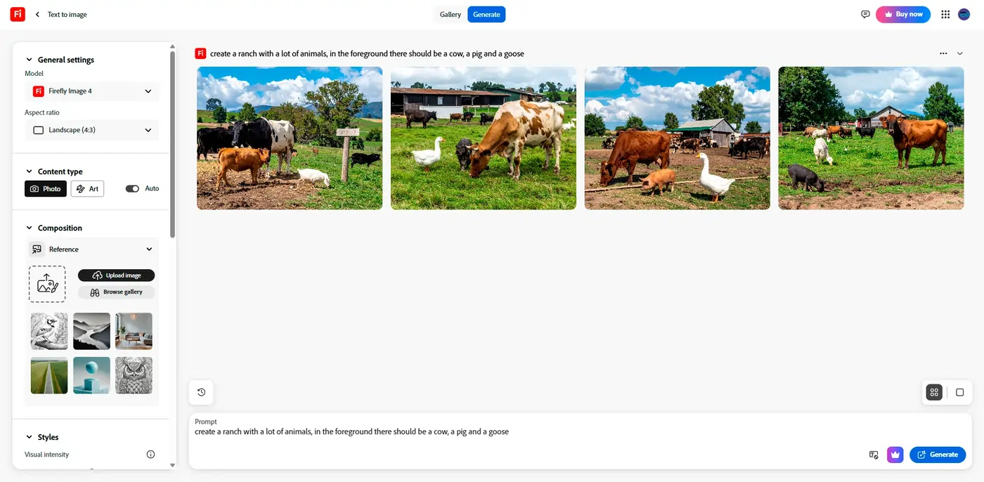 Adobe Firefly AI Image Generator screenshot 1