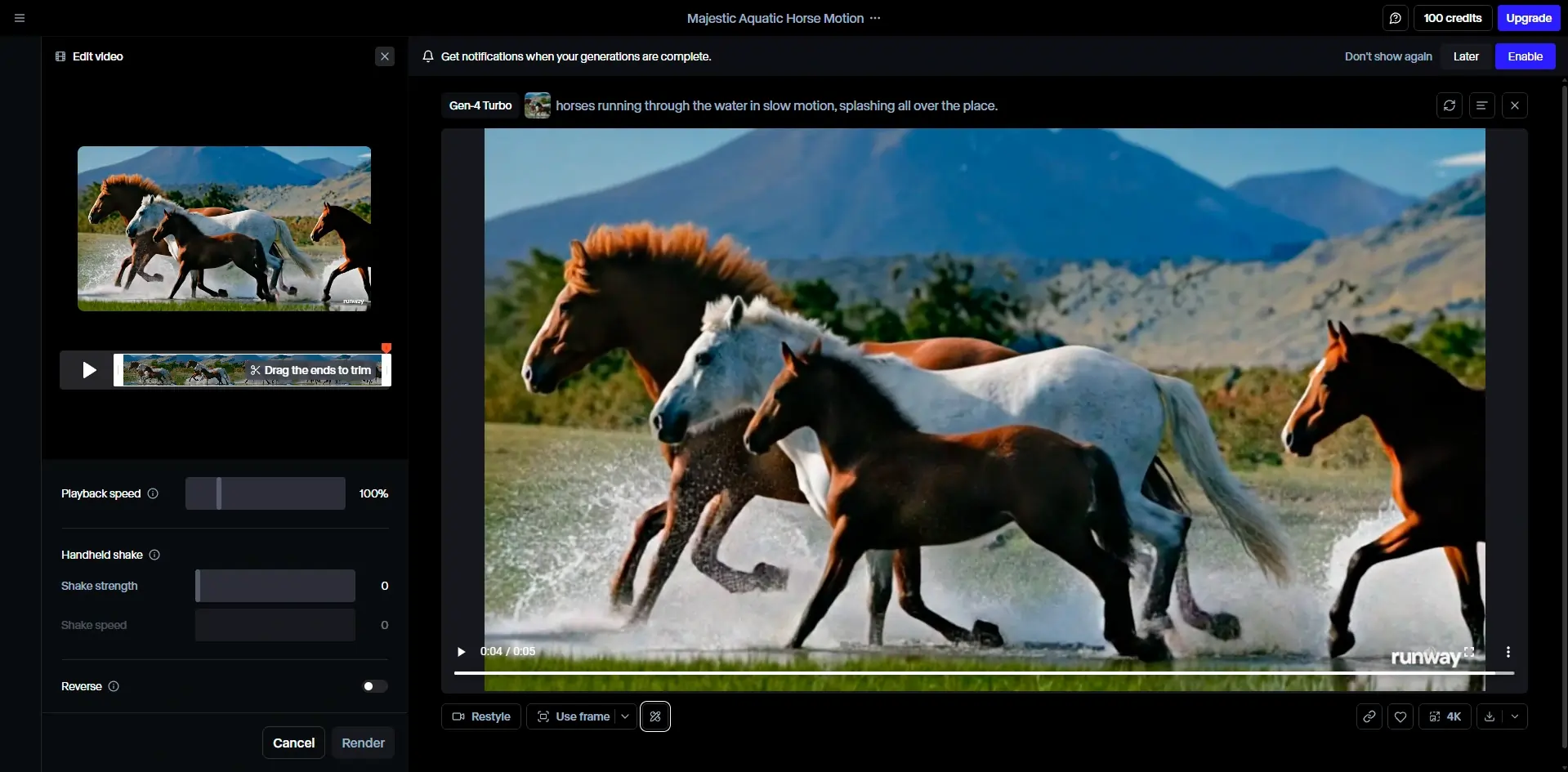Runway Advanced Video Editing