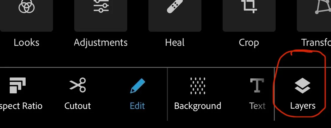 layers select