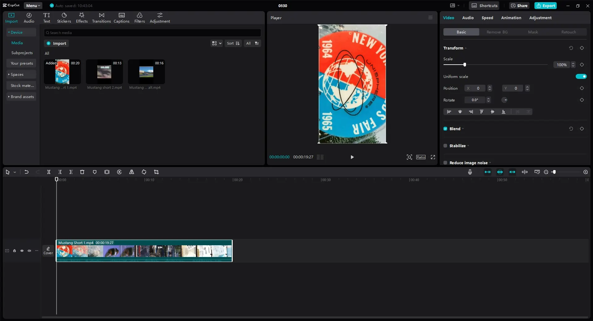 CapCut Drag and Drop feature 