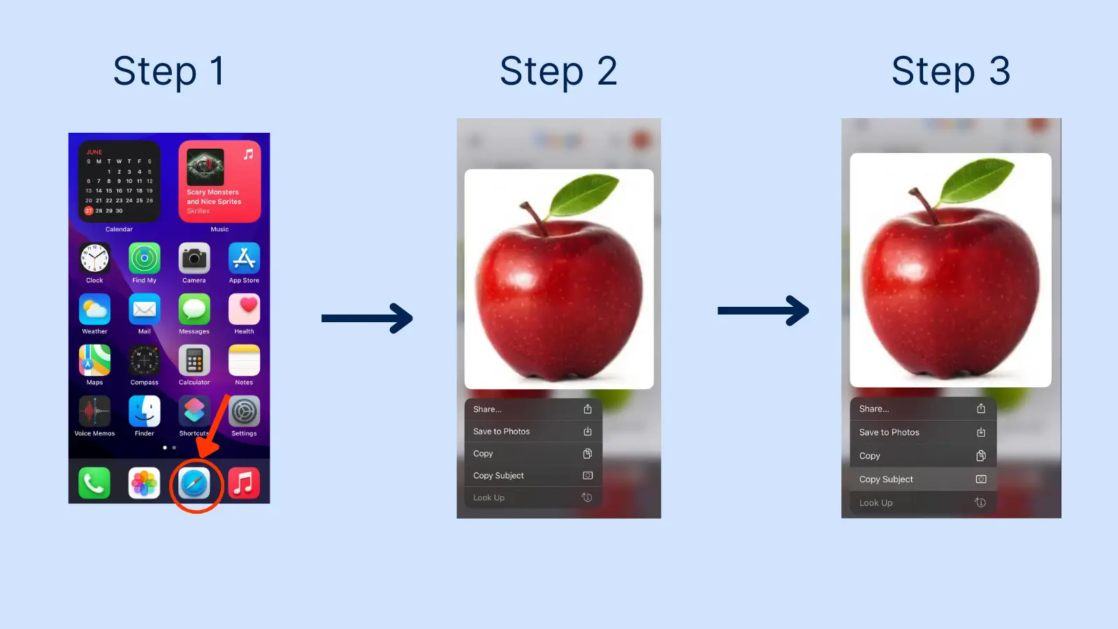How to remove background from image with Safari