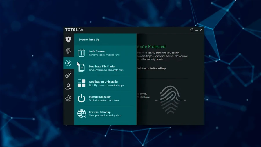 System Performance Optimization Screen