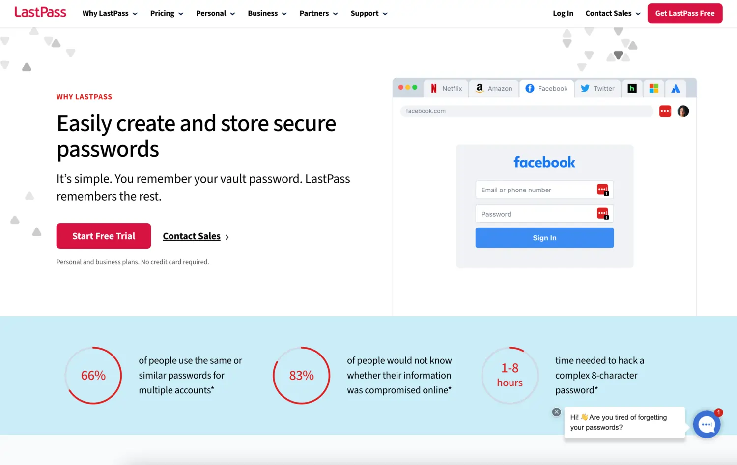 password accessibility