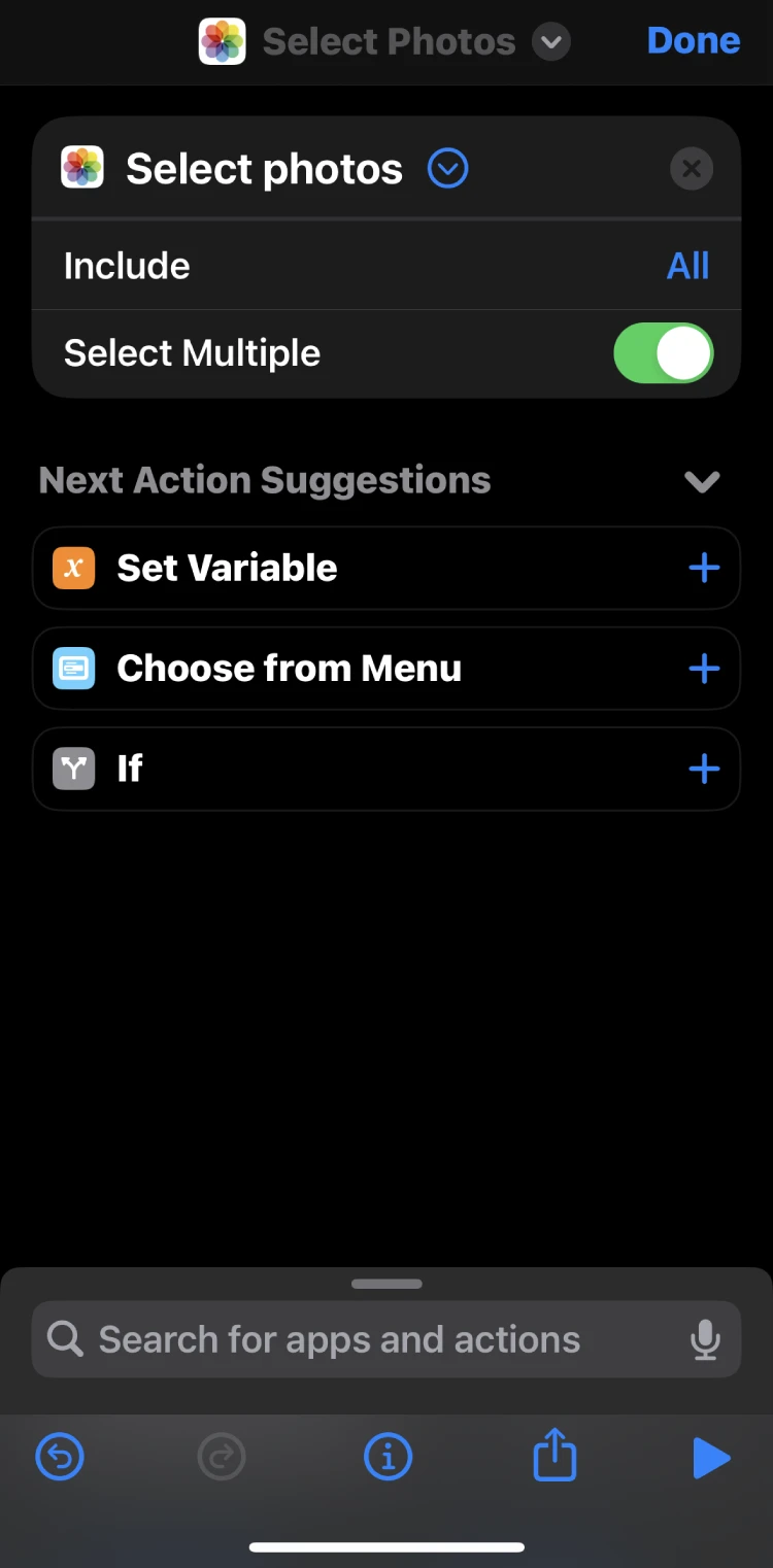 Combine Images option