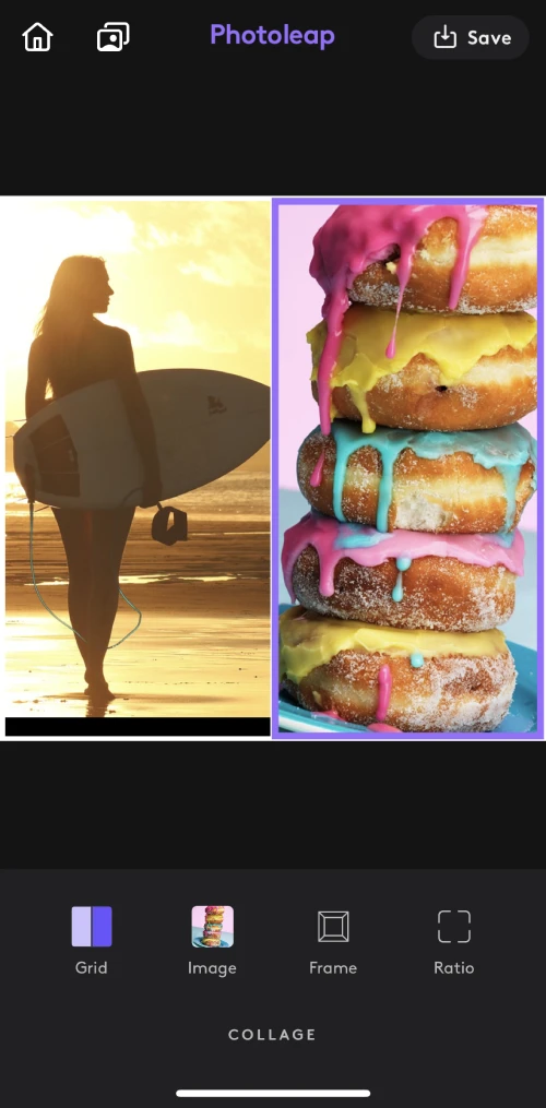 Photo Leap Collage editor
