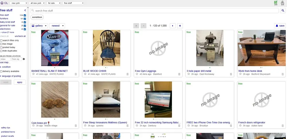 Craigslist – Best for Local Classifieds
