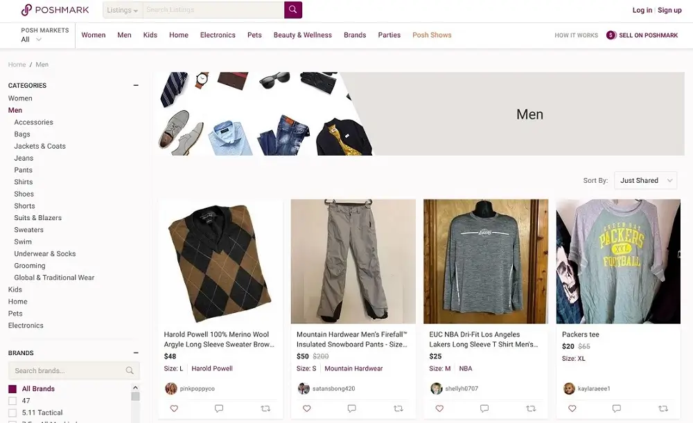 Poshmark – Best for Selling Fashion