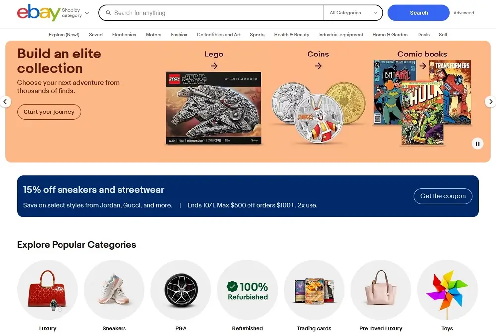 ebay platform for selling online