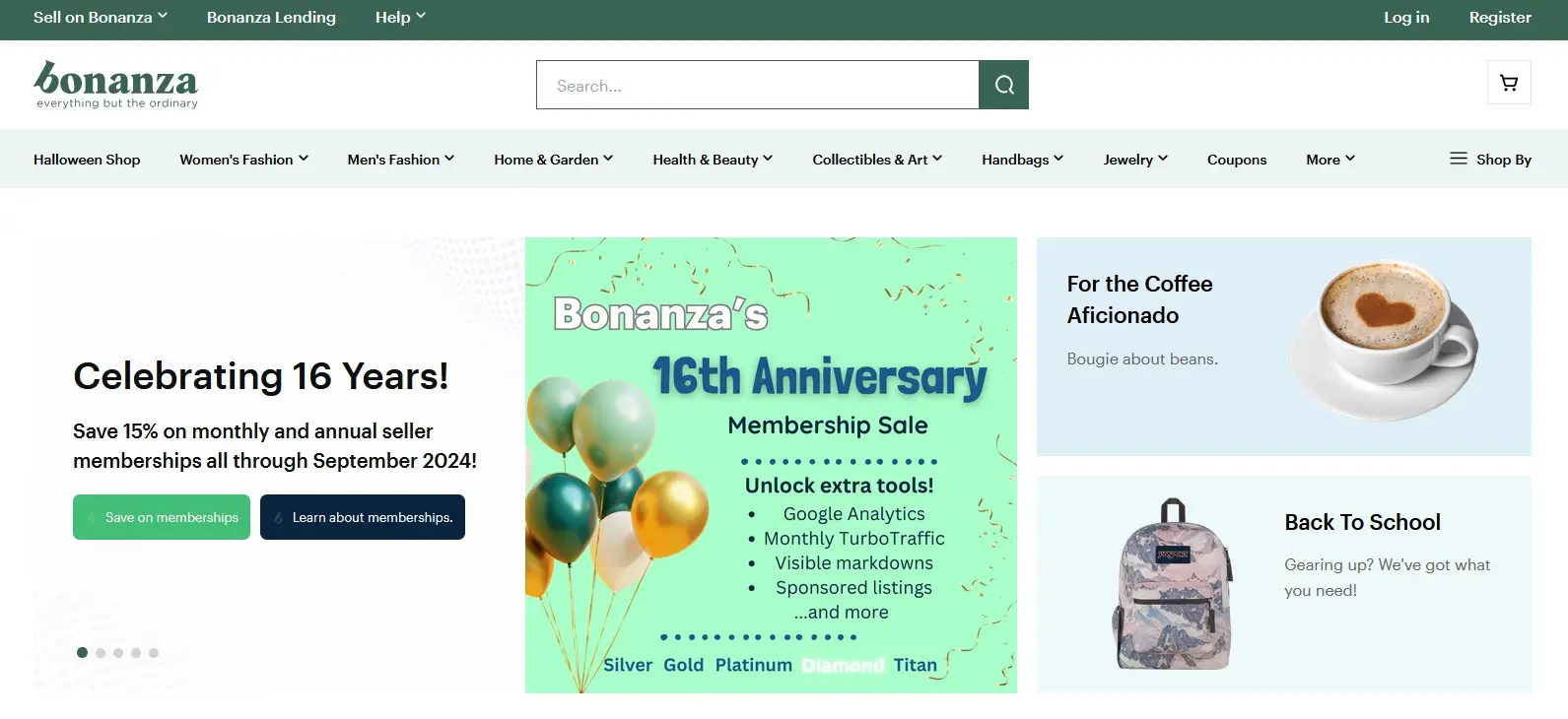 Bonanza – Best for Selling a Wide Range of Products