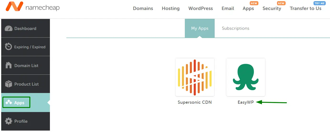 EasyWP Platform for WordPress Hosting