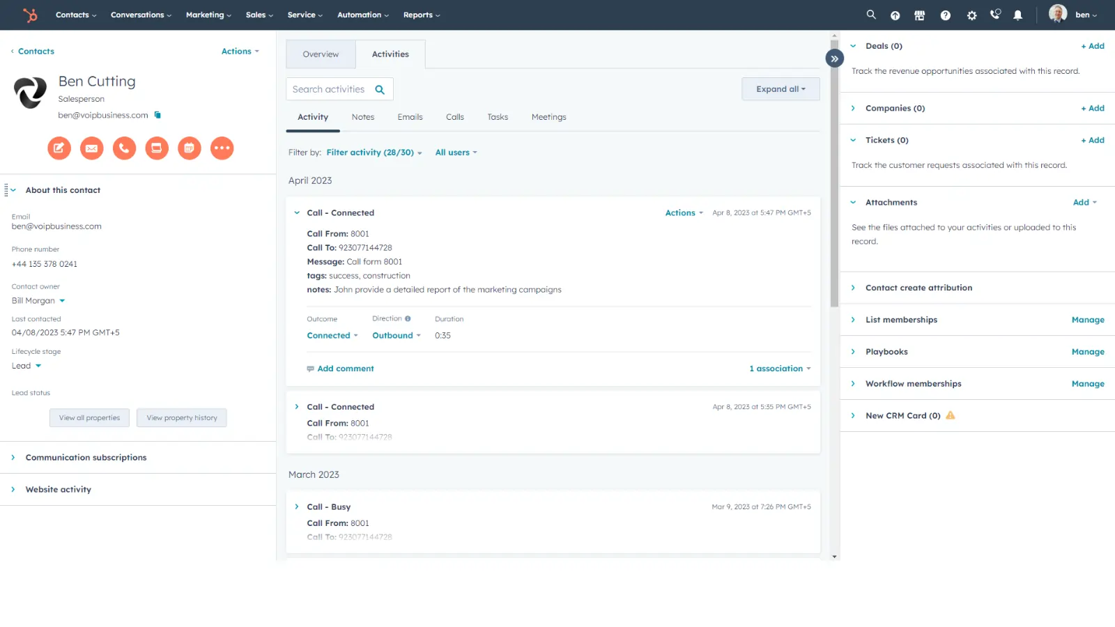 integration hubspot