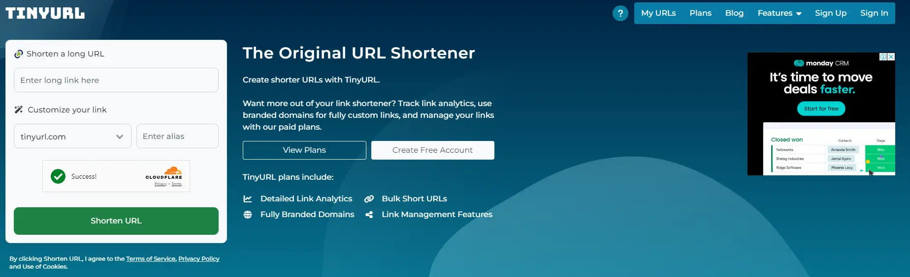 tinyurl URL Shortener