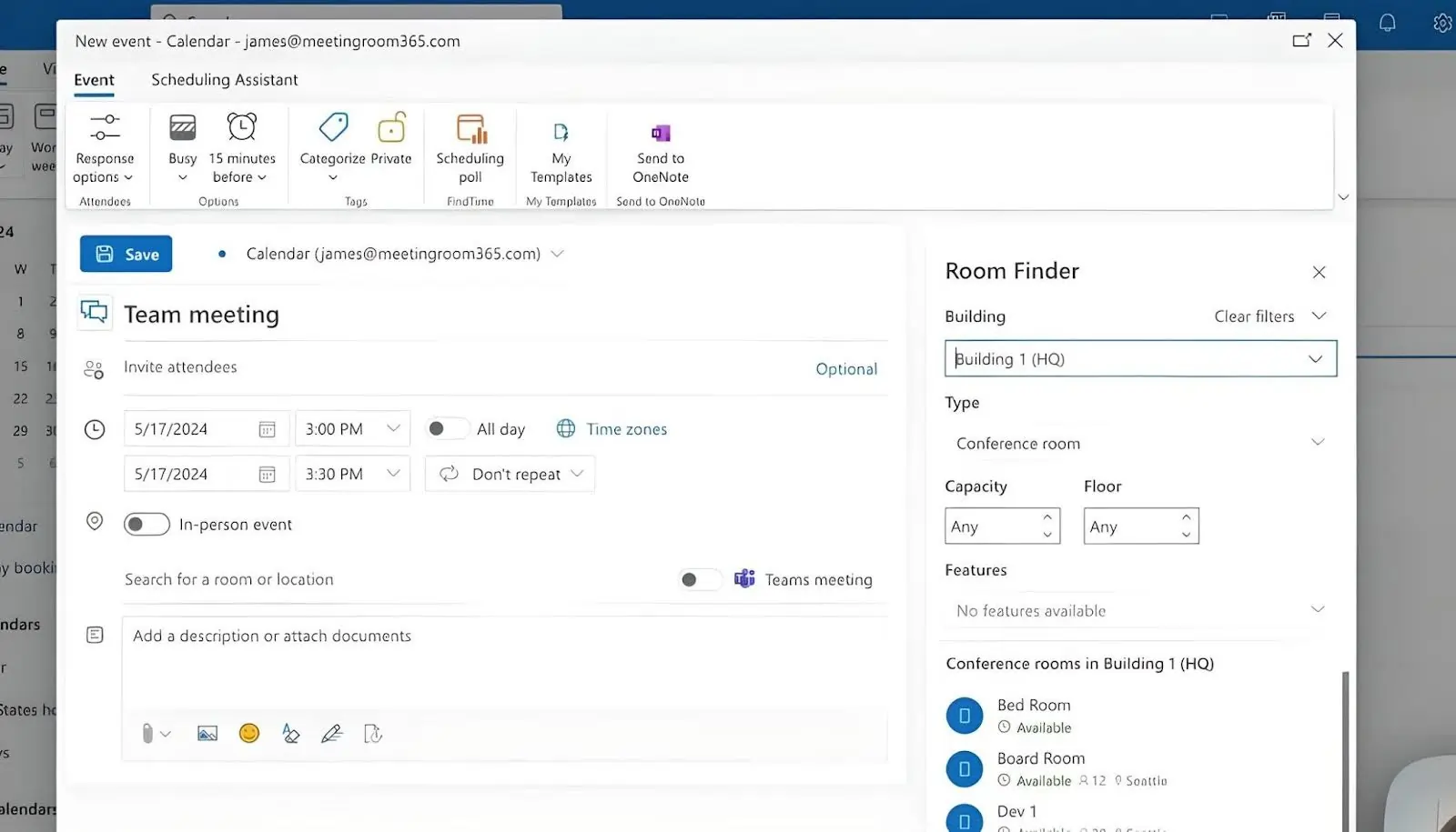 outlook resource management