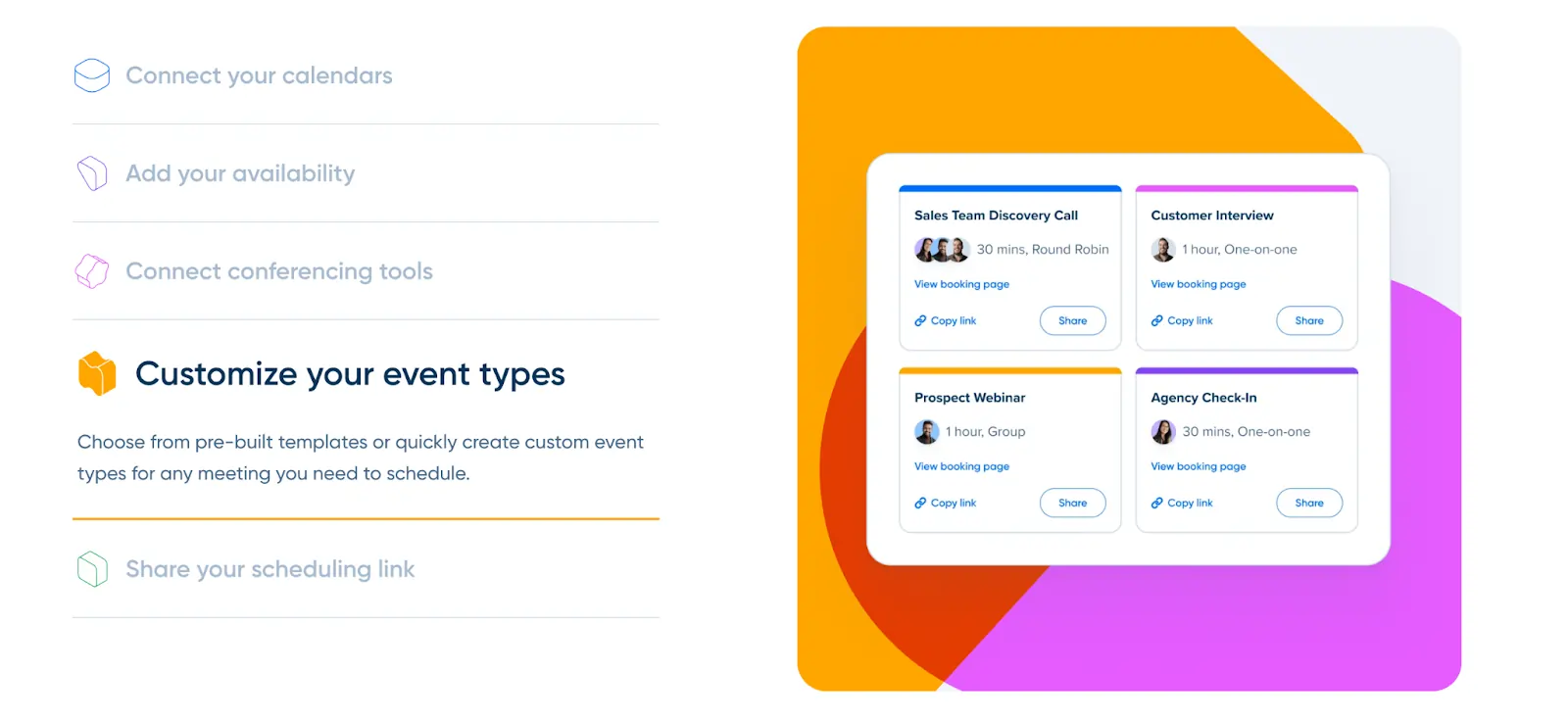 calendly customize event