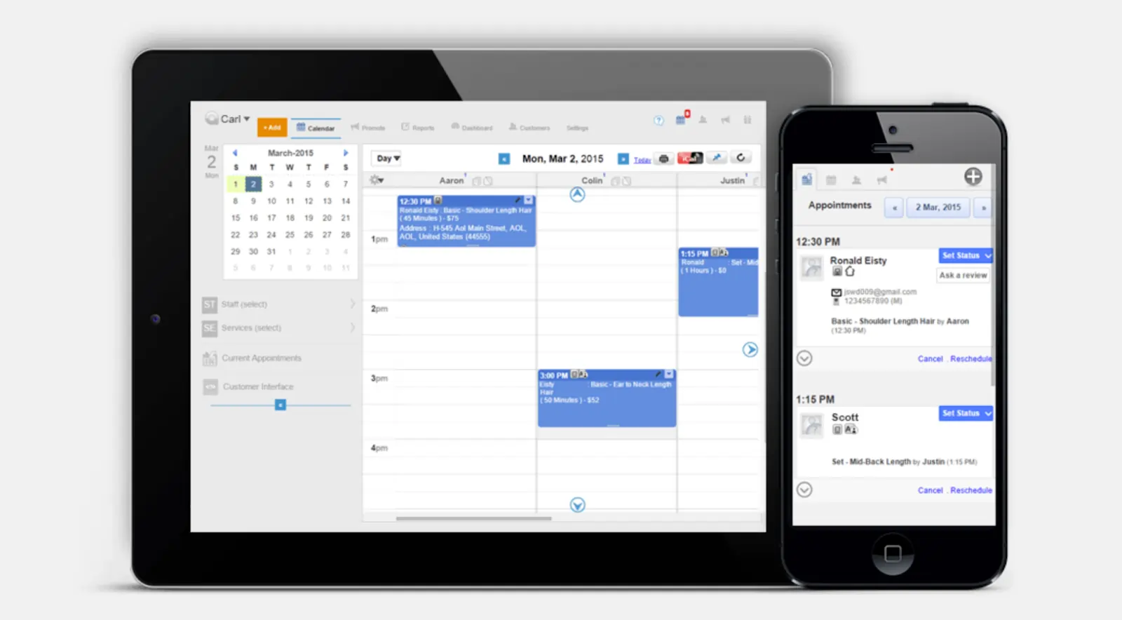 appointy manage booking