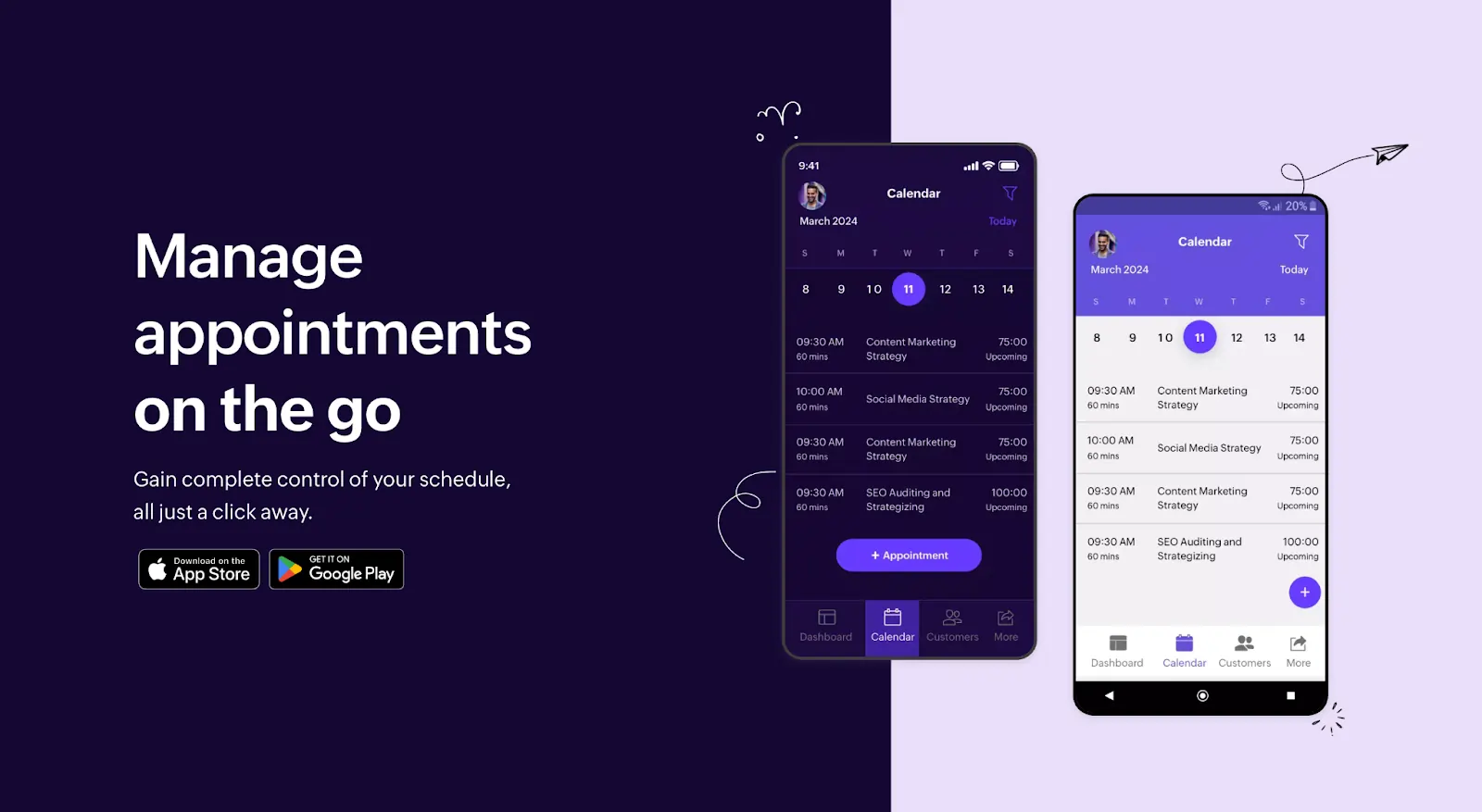 zoho manage appointments