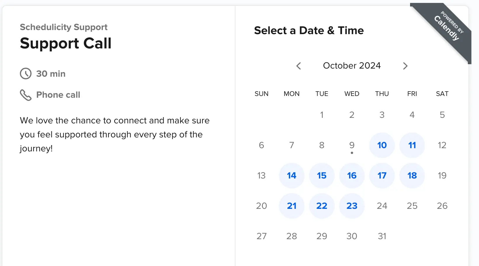 Schedulicity Customer Support