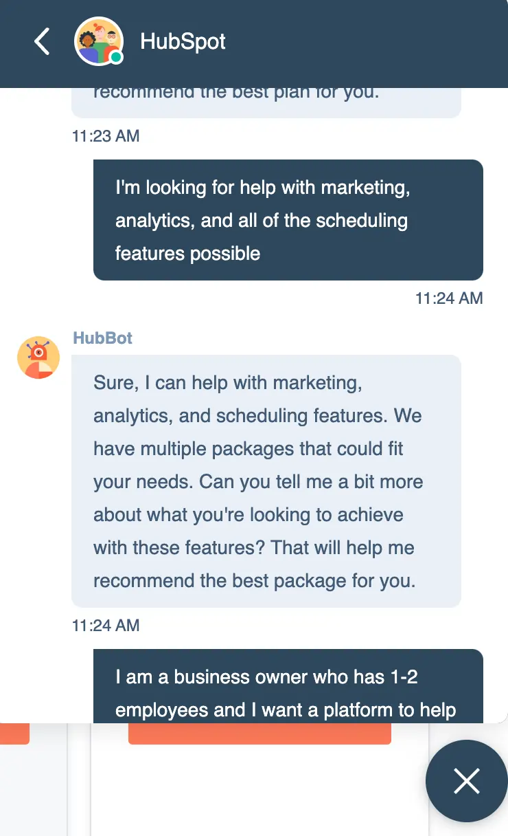 Hubspot Customer Support