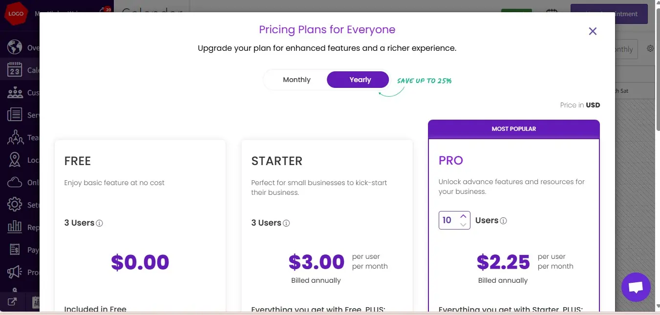 Picktime - pricing