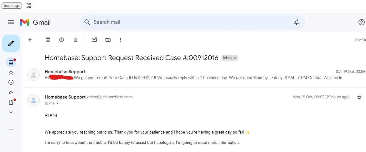 homebase email support