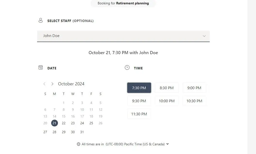 microsoft booking scheduling