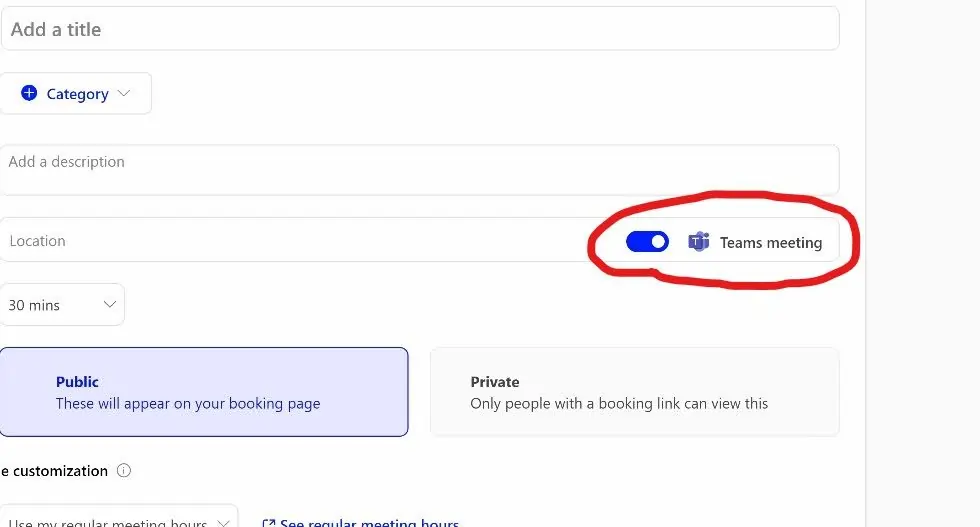 microsoft booking integration