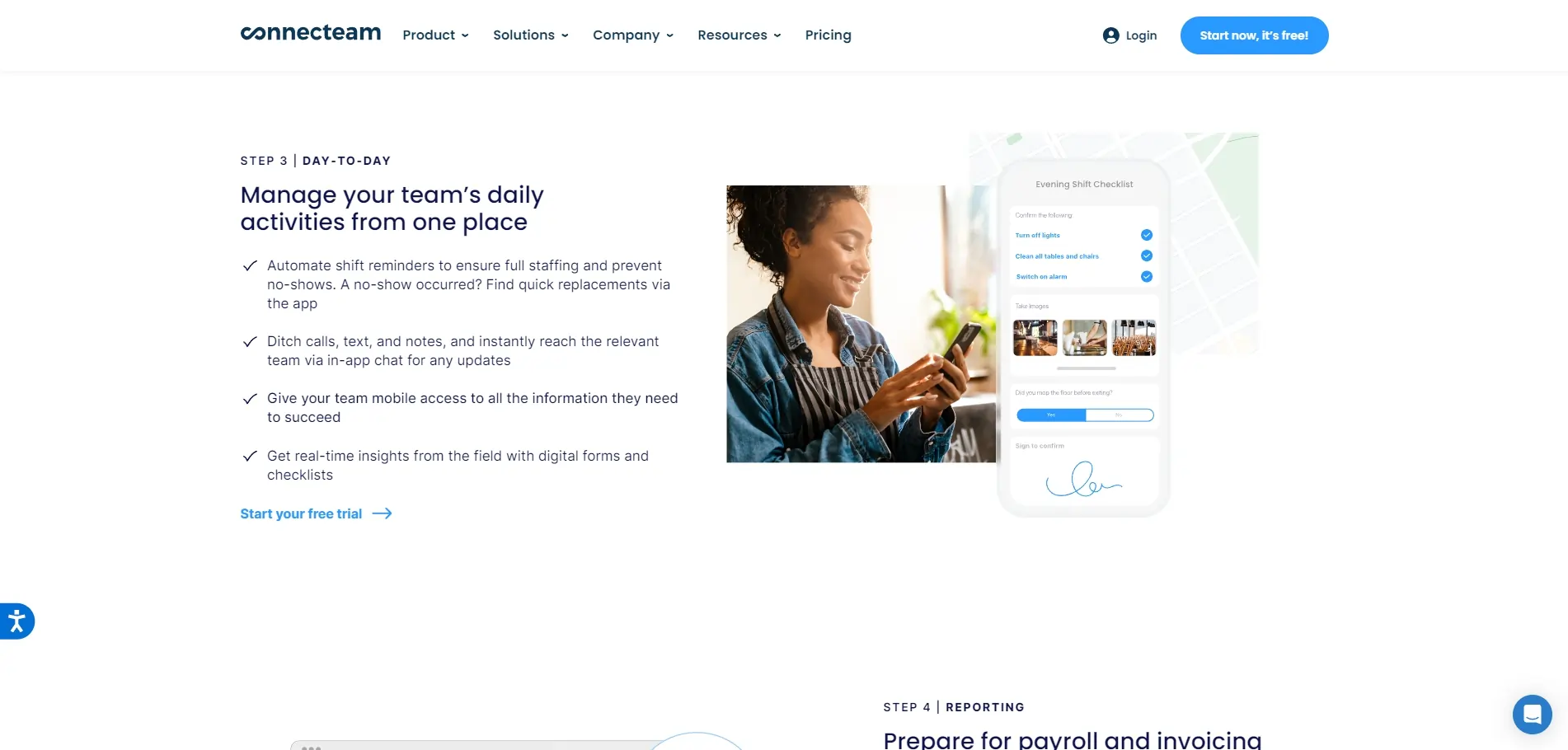 Connecteam Mobile Accessibility