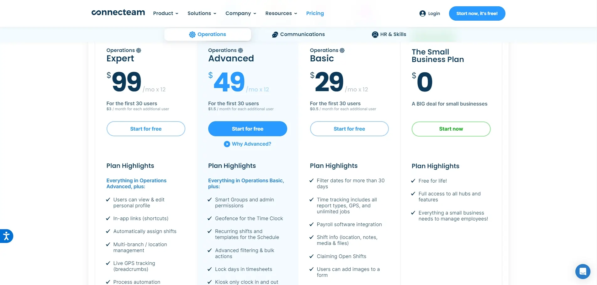 Connecteam Plans and Prices 