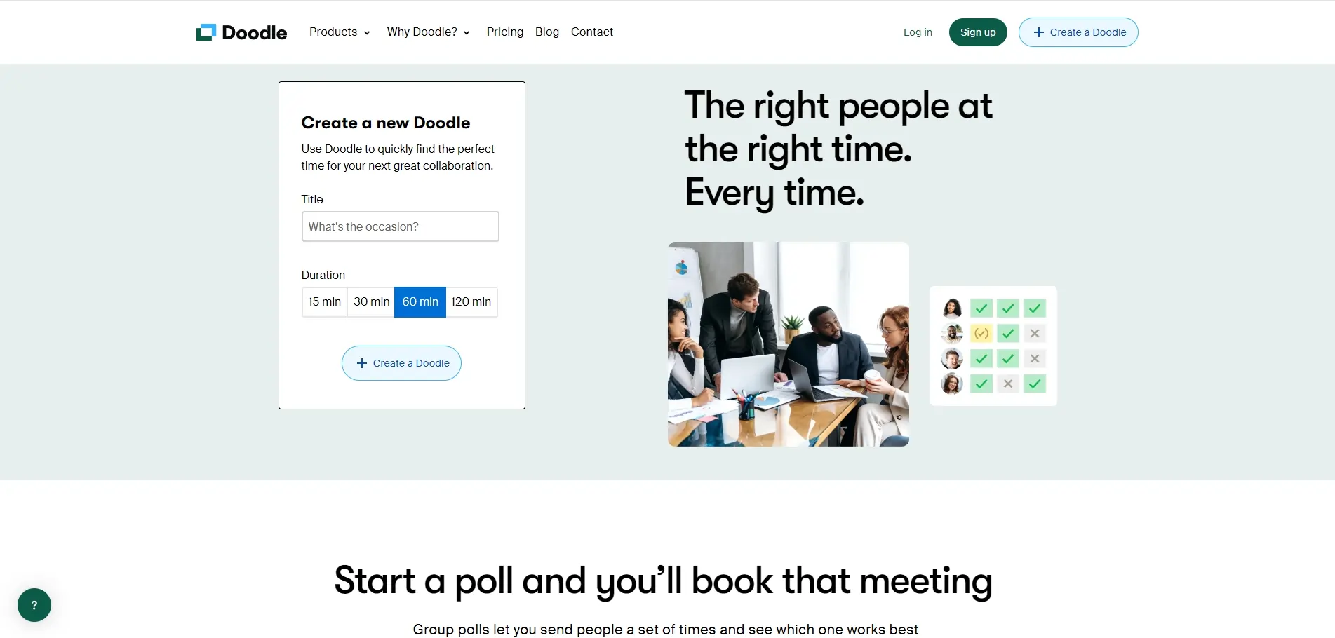 Doodle Group Polls